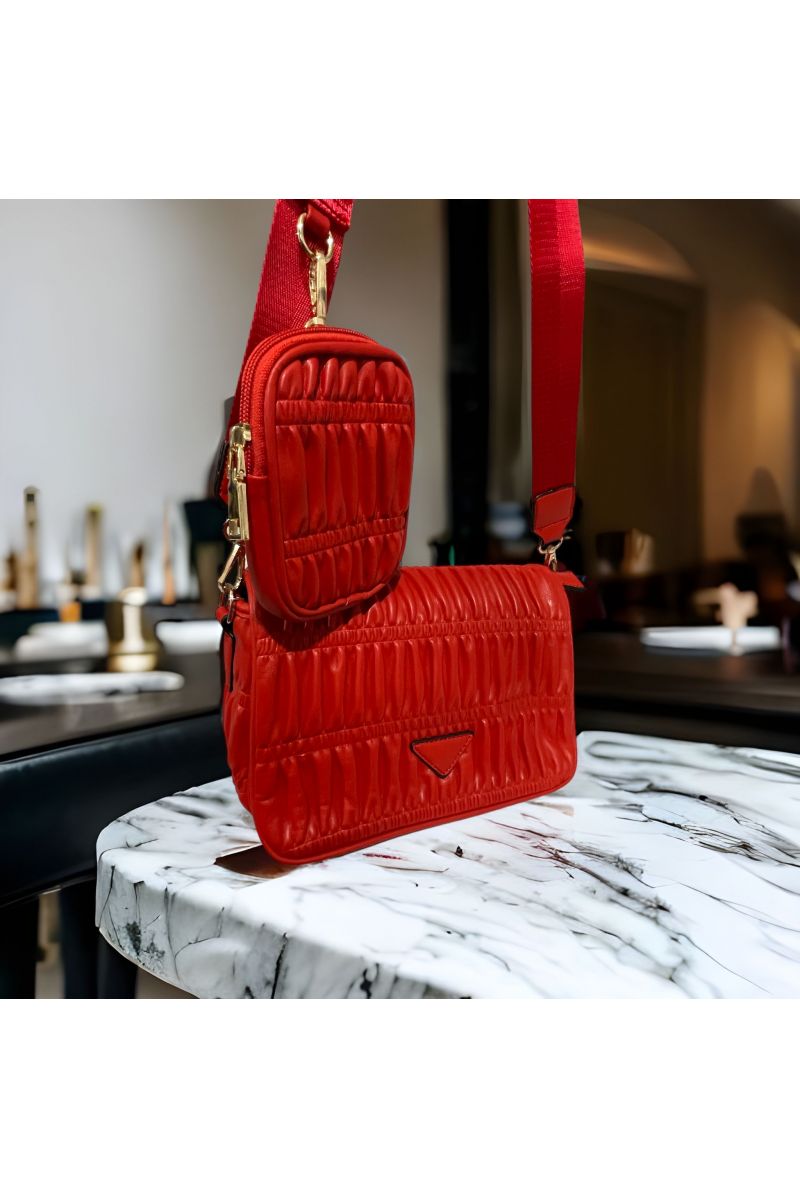Sac à main rouge inspi  - 1