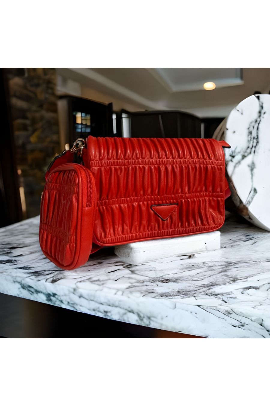 Inspired red handbag - 2