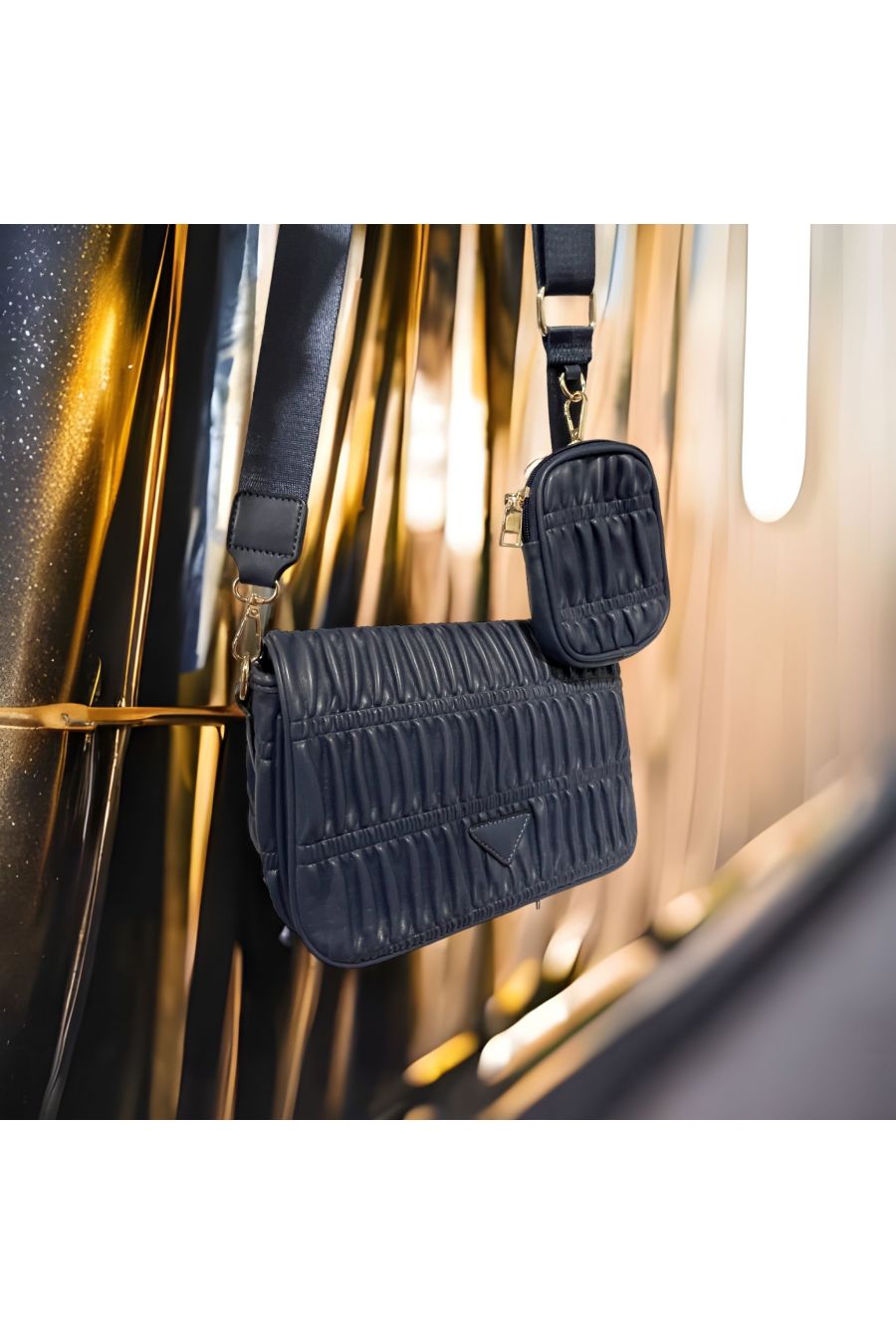 Sac à main bleu inspi  - 1