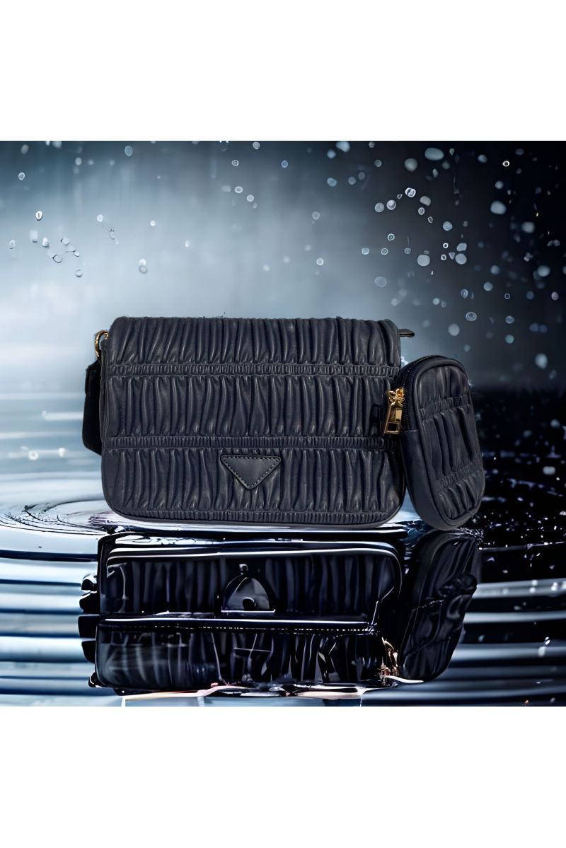 Sac à main bleu inspi  - 3