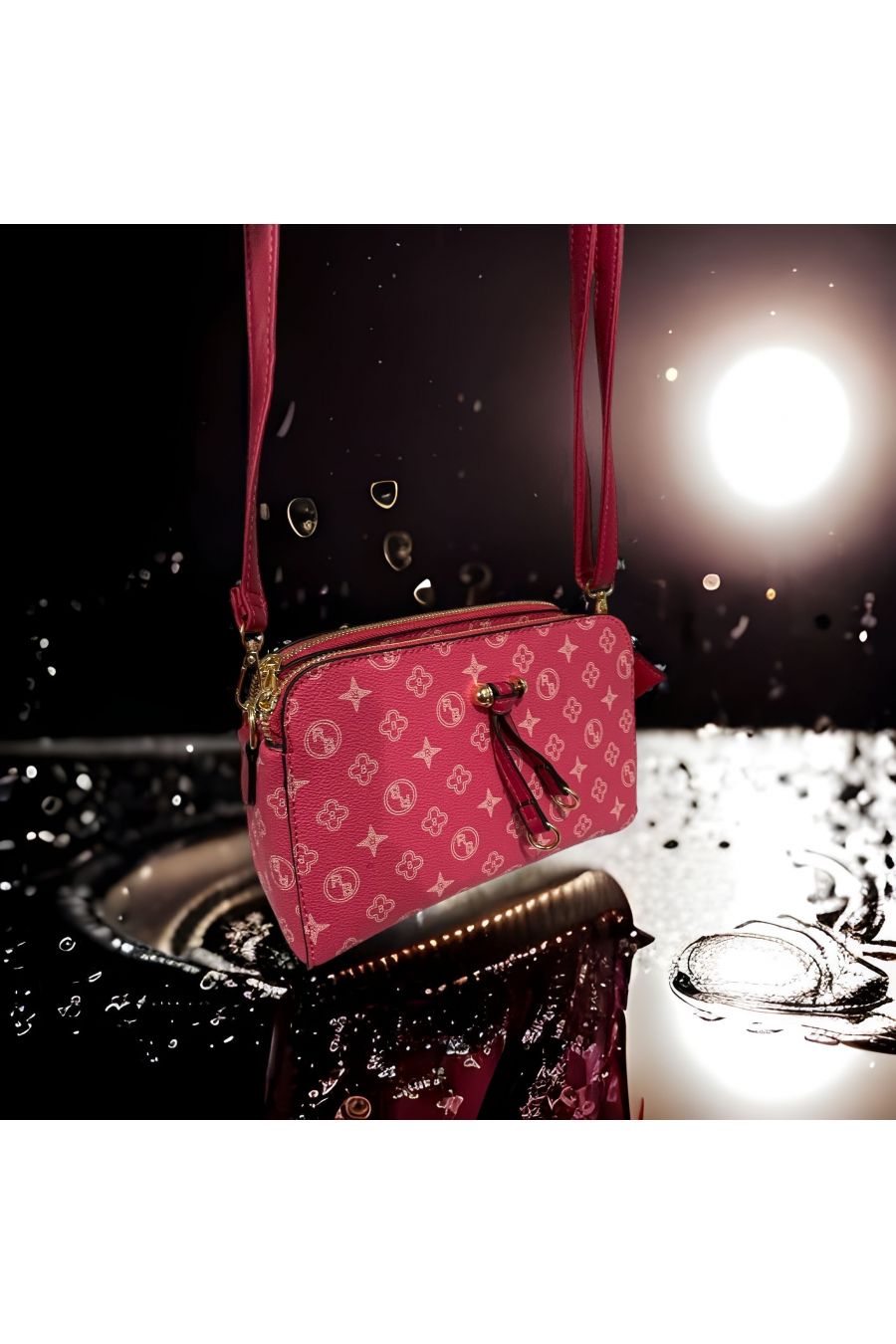 Fuchsia-inspired handbag - 1