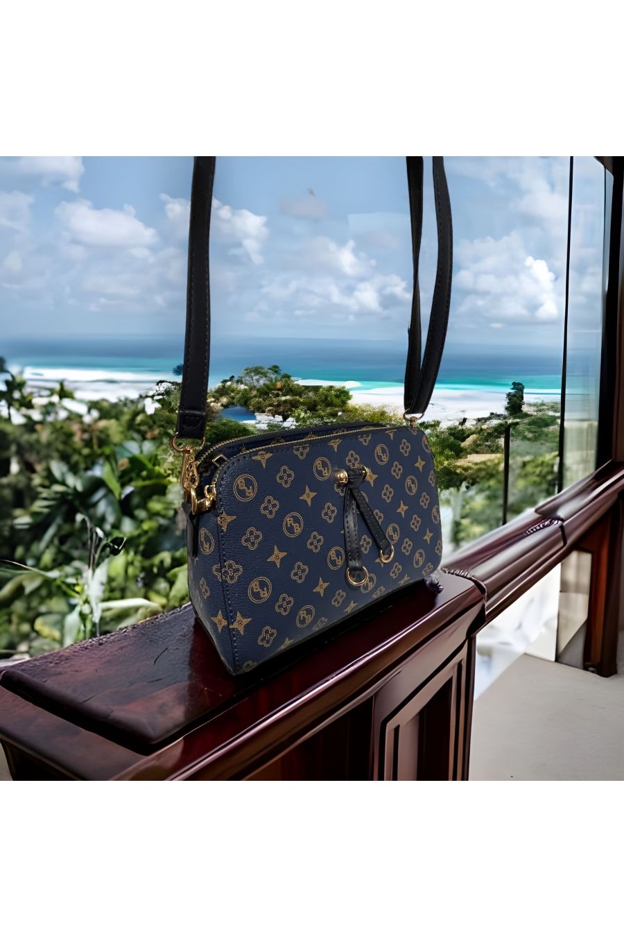 Navy inspired handbag - 1