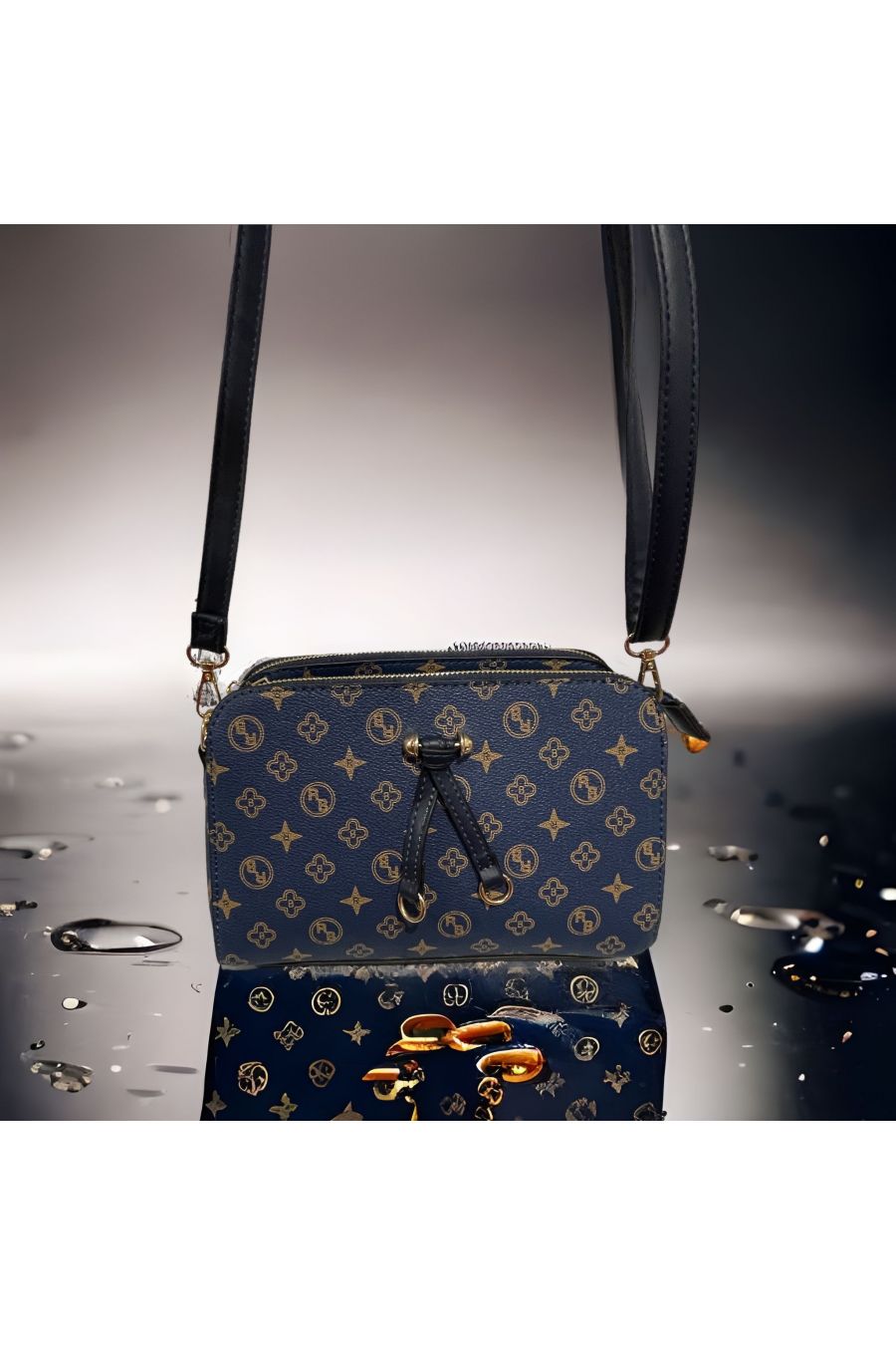 Navy inspired handbag - 3