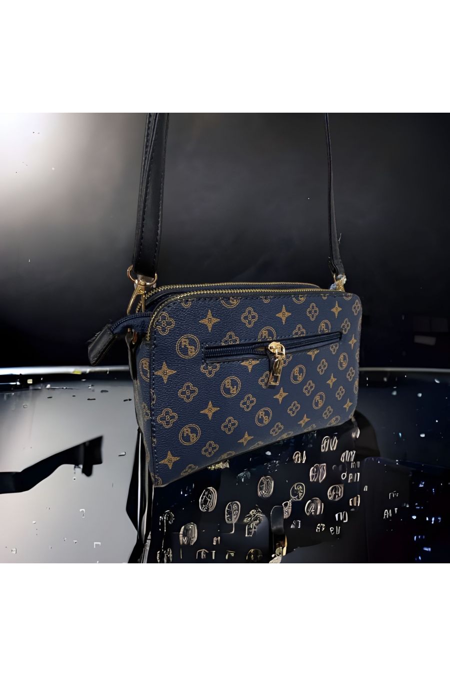 Navy inspired handbag - 4