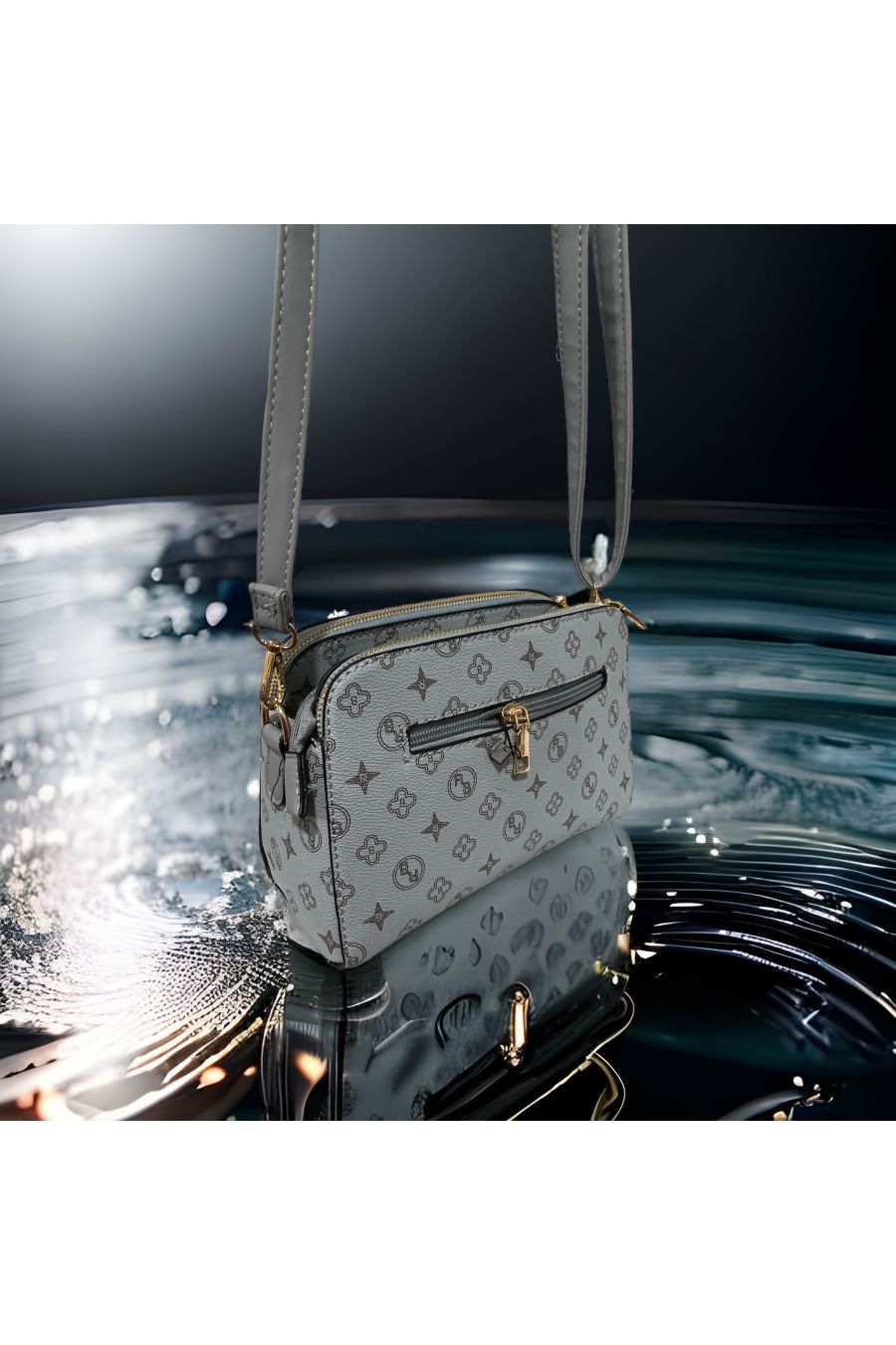 Sac à main bleu inspi - 3