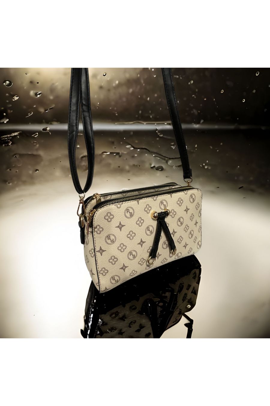 Inspired beige handbag - 1