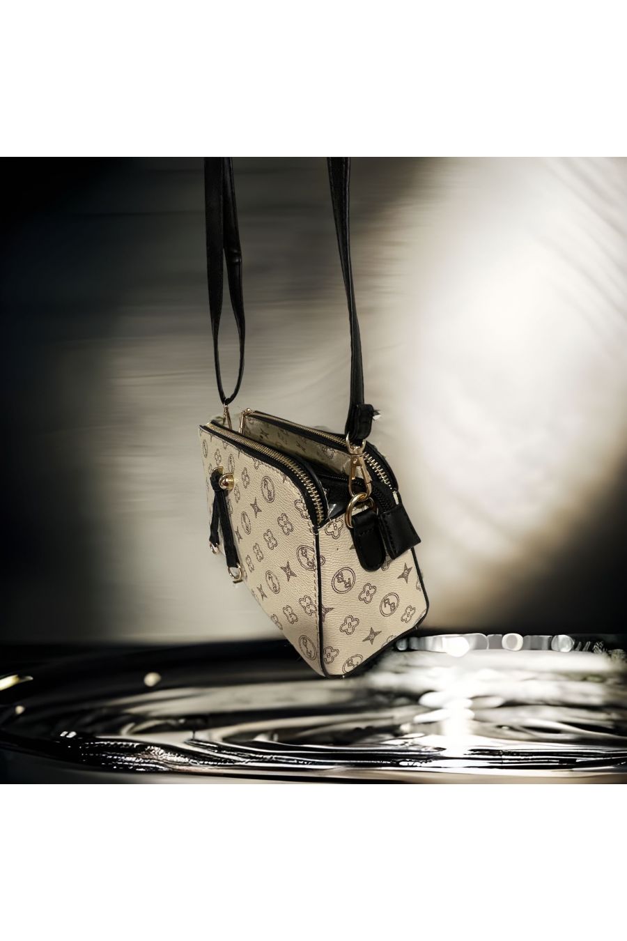 Inspired beige handbag - 2