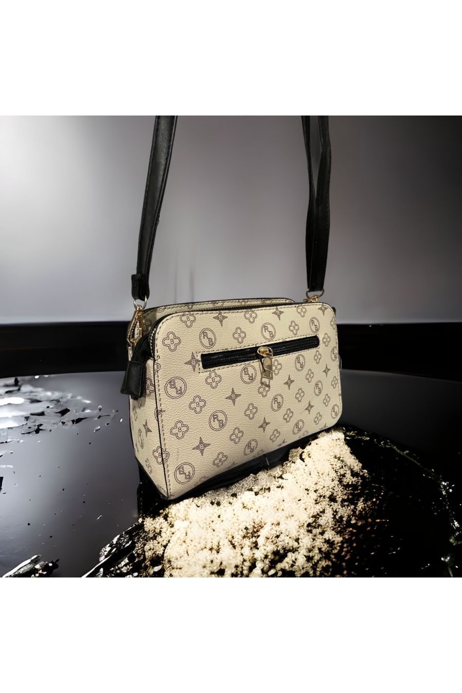 Inspired beige handbag - 3