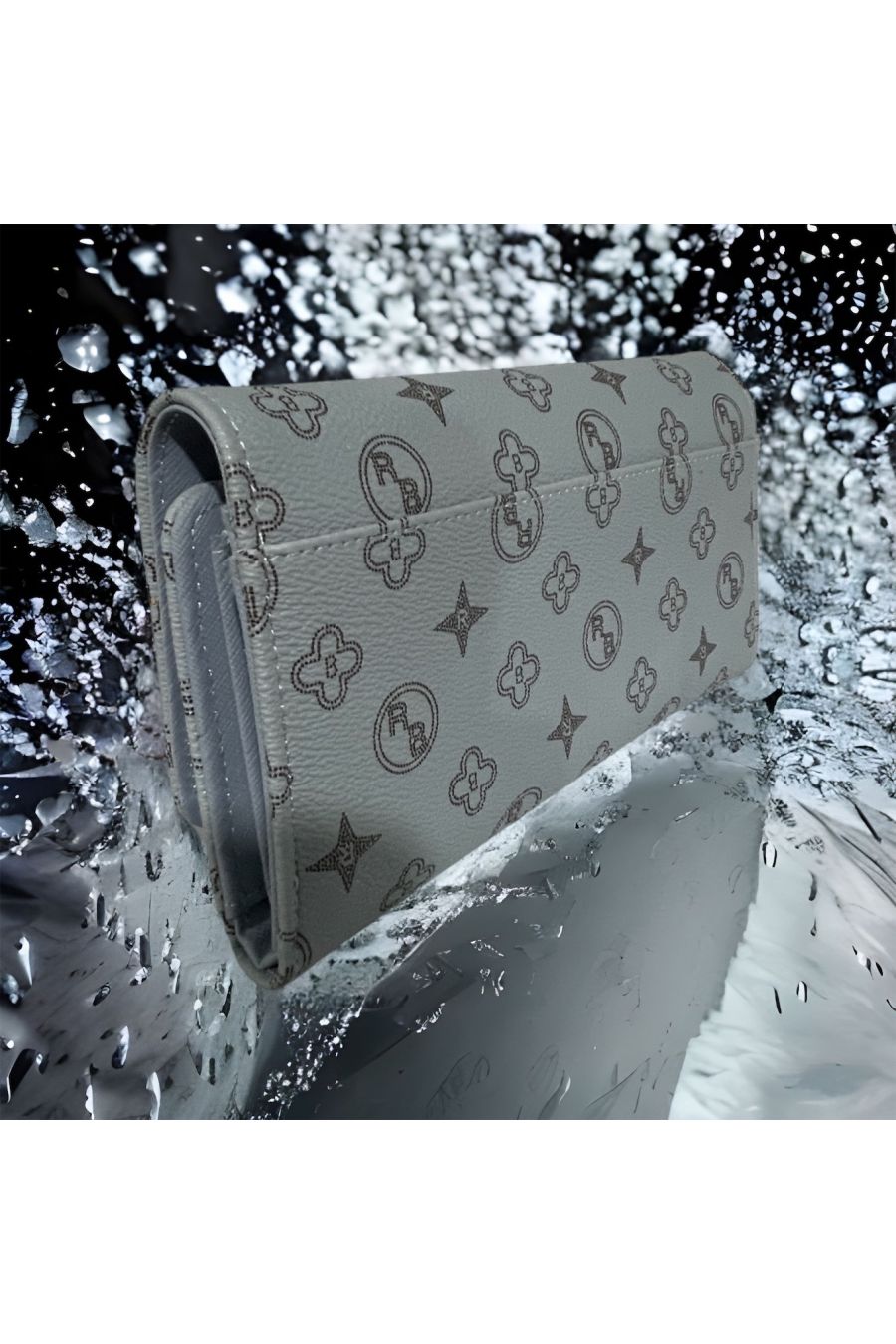 Porte feuille bleu inspi  - 2