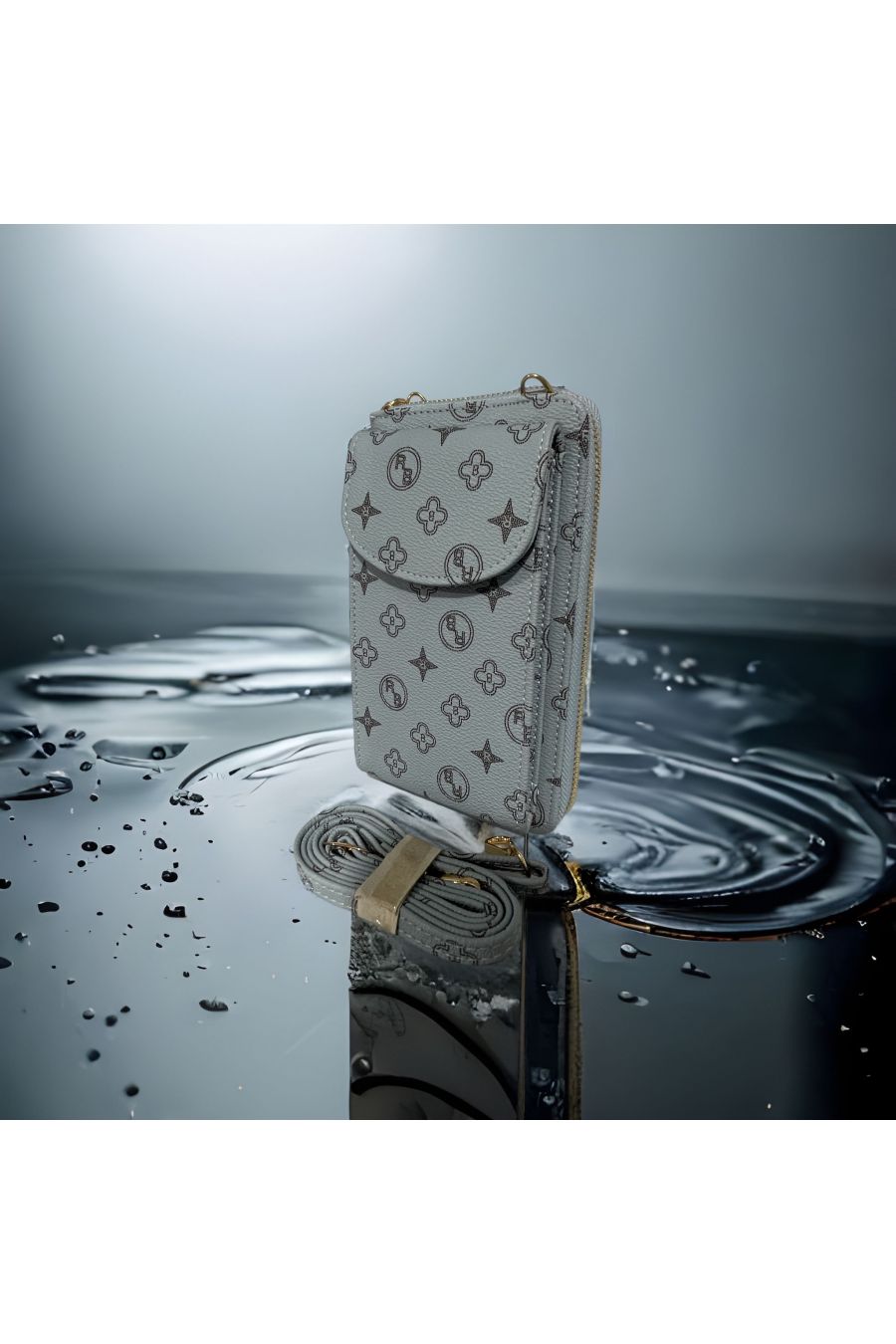 Inspirational blue wallet - 1