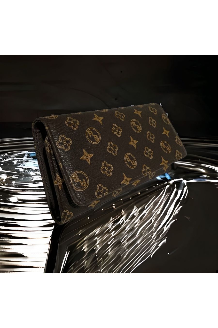 Porte feuille marron inspi  - 2