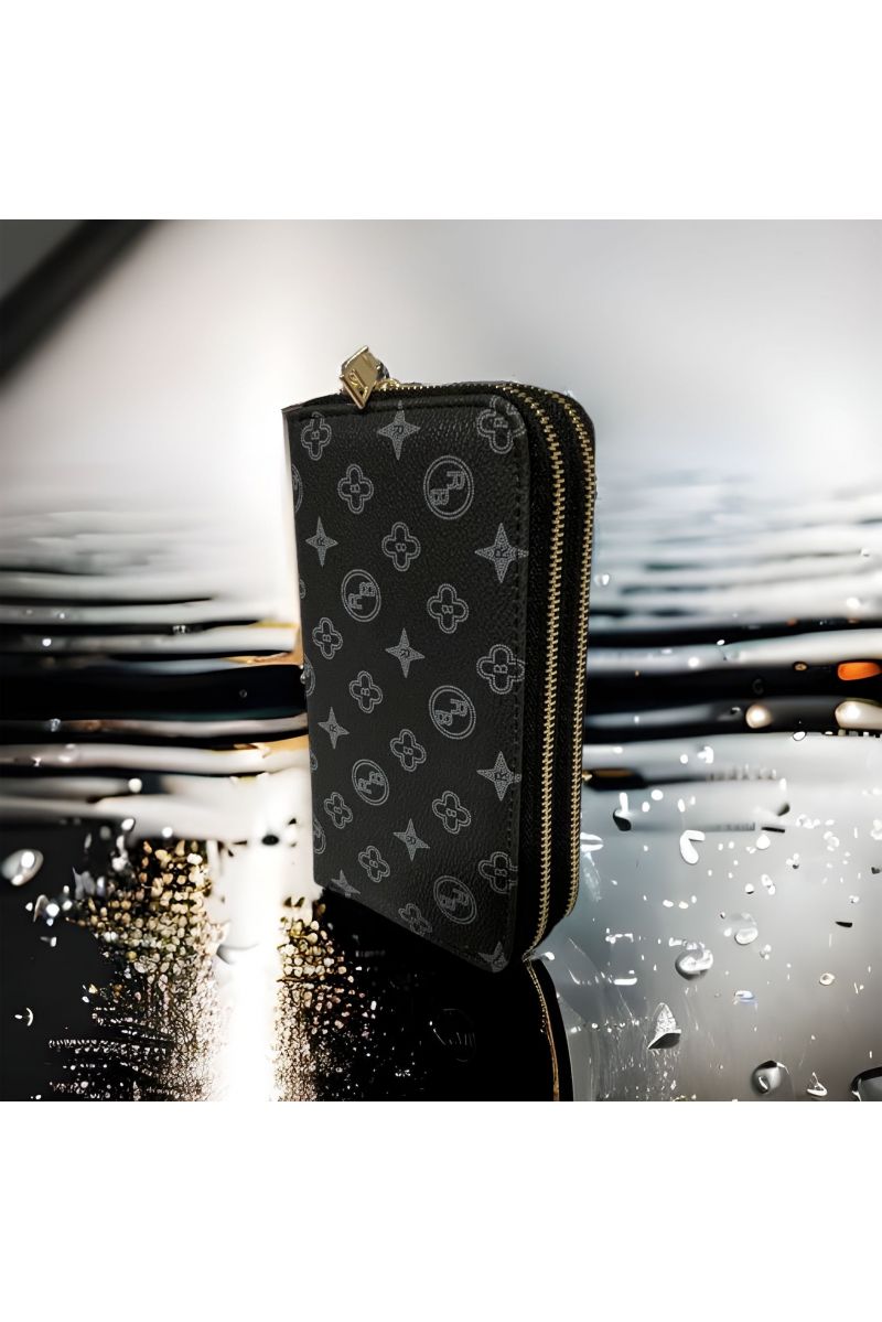 Porte feuille noir inspi  - 3