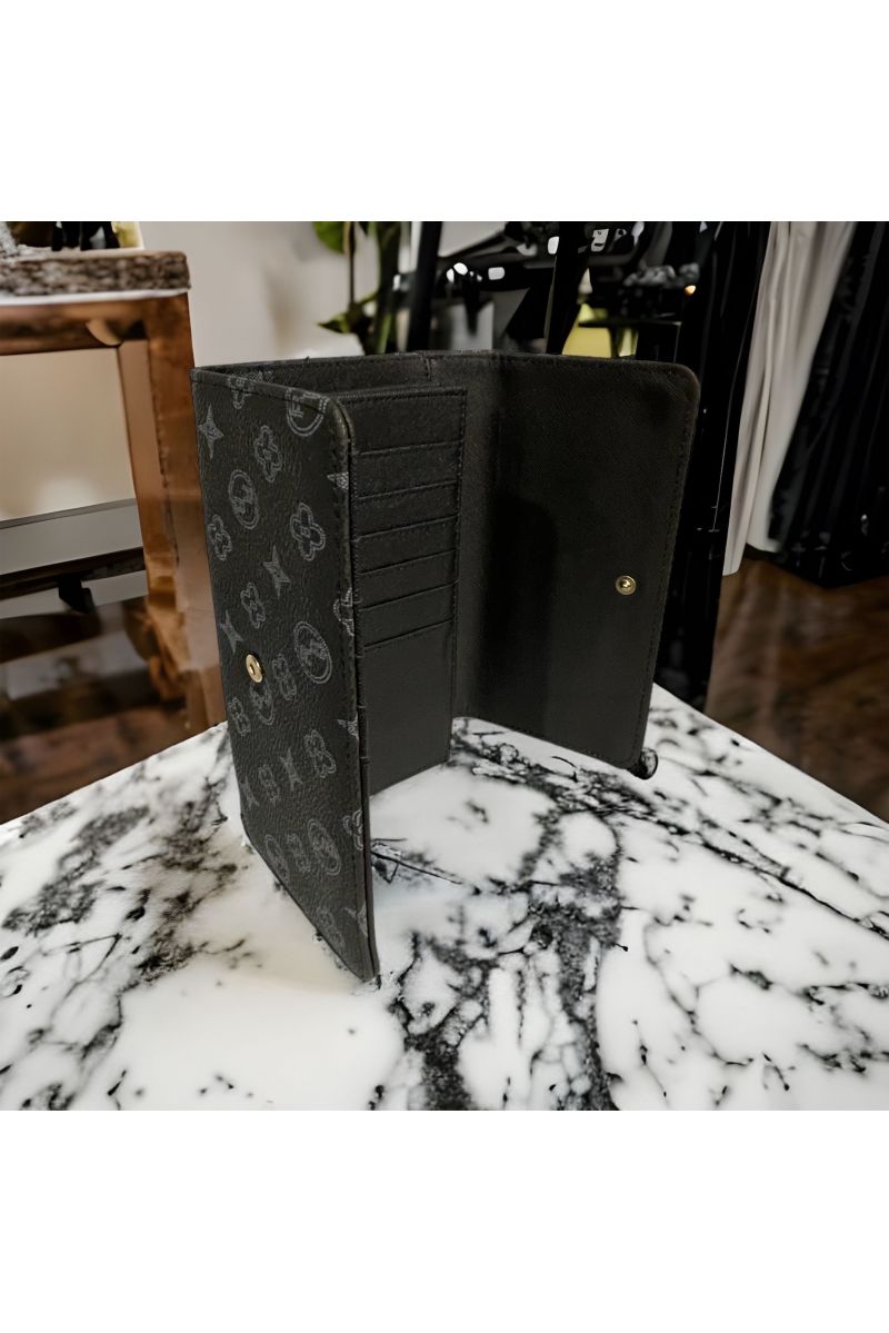 Porte feuille noir inspi - 4