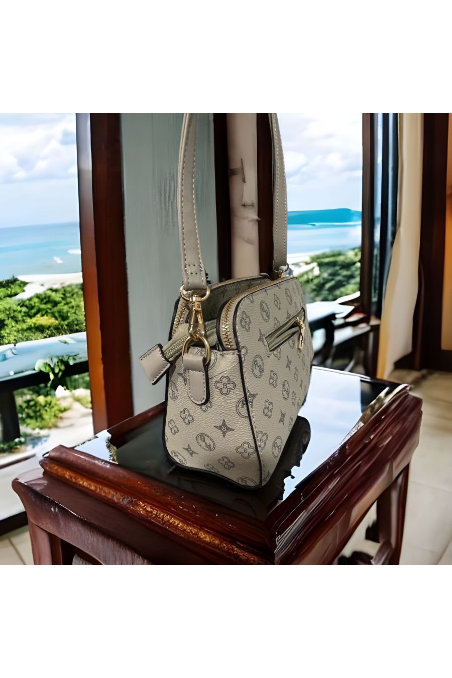 Inspired gray handbag - 3