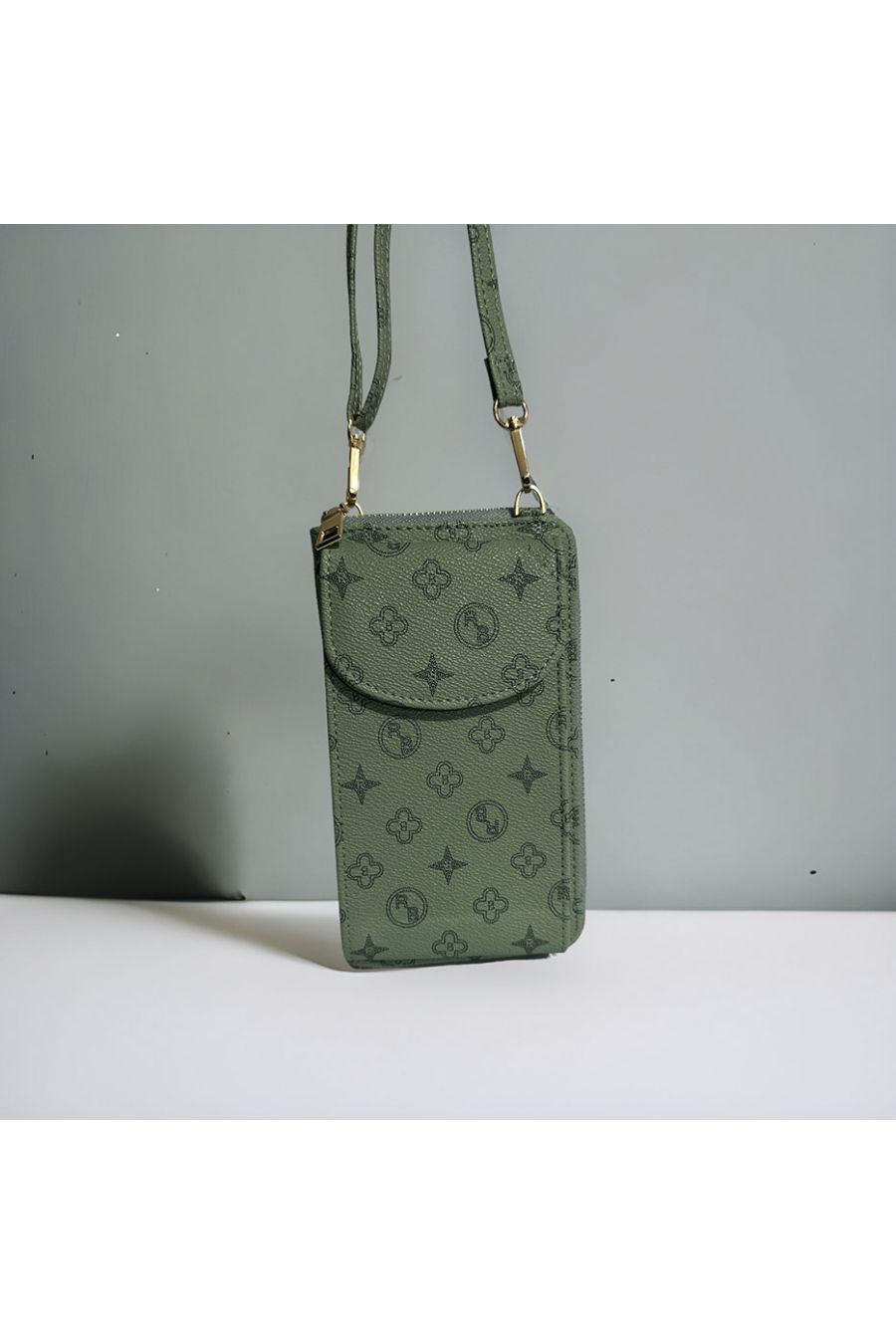 Inspirational green leaf wallet - 1