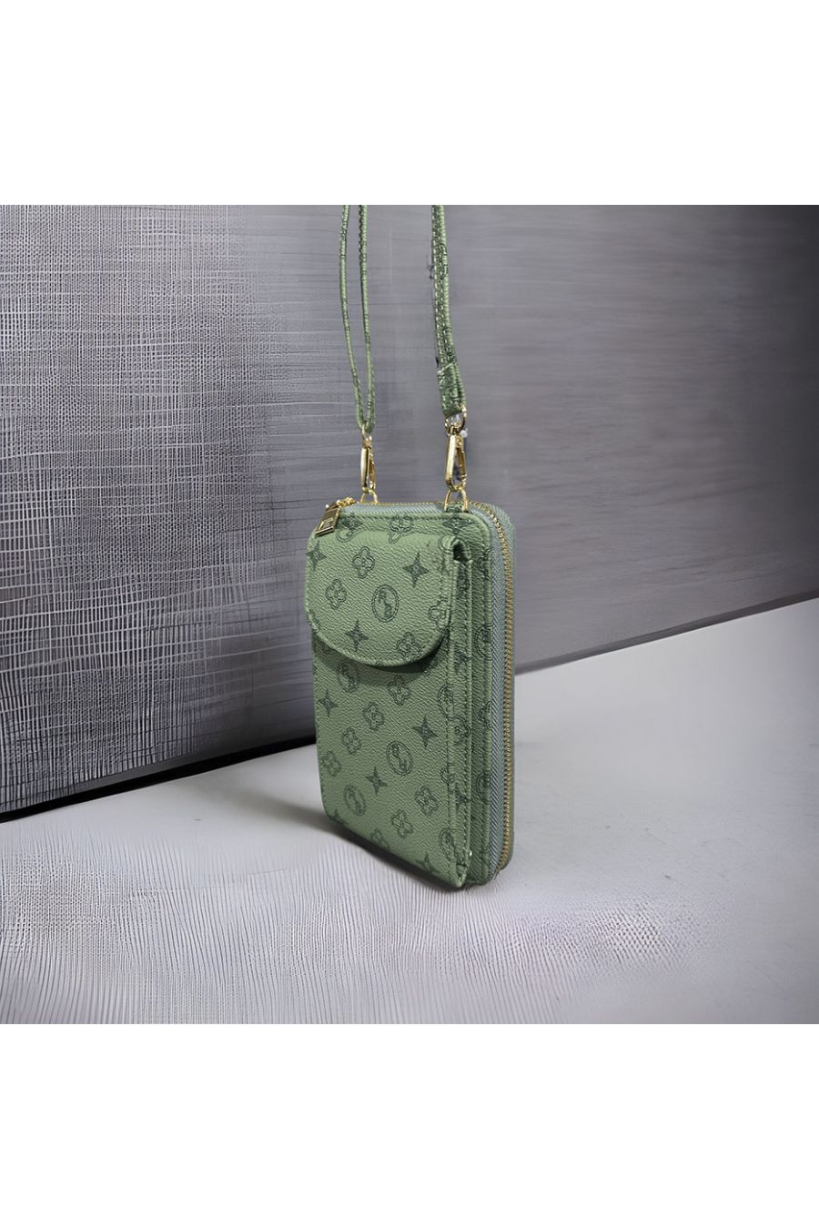 Porte feuille vert inspi  - 3