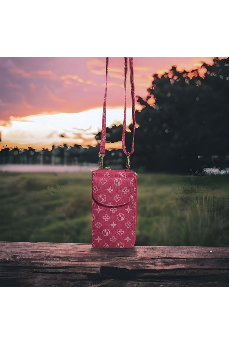 Porte feuille fuchsia inspi - 1