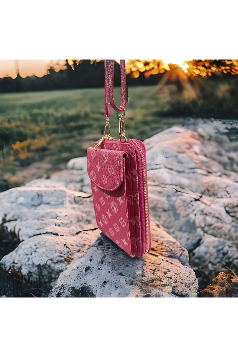 Porte feuille fuchsia inspi - 2