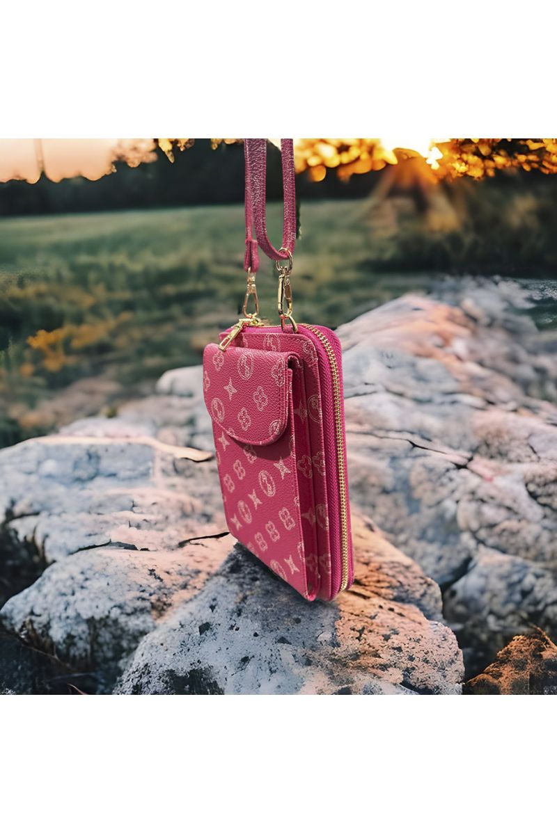 Porte feuille fuchsia inspi - 2