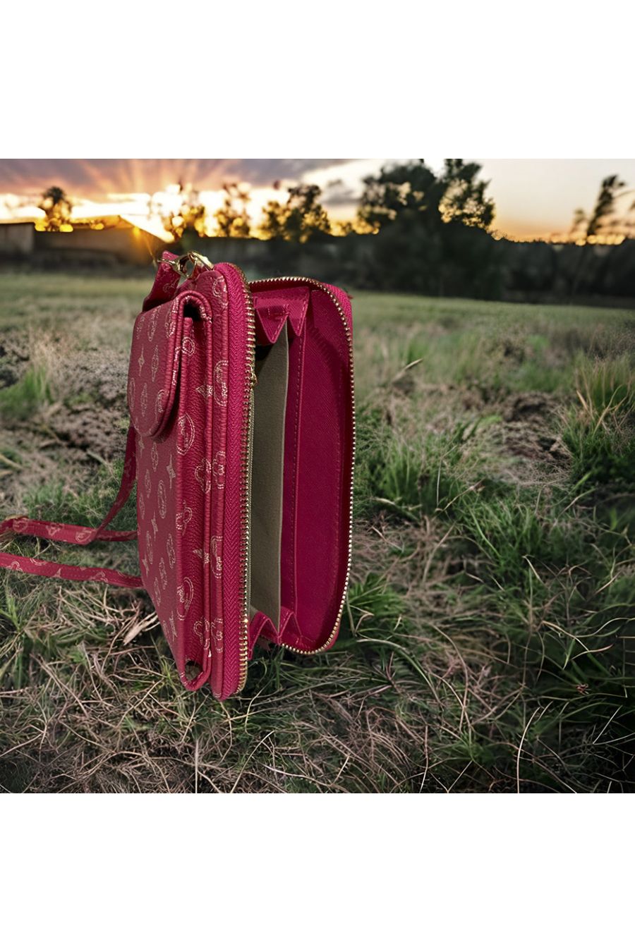 Fuchsia-inspired wallet - 3