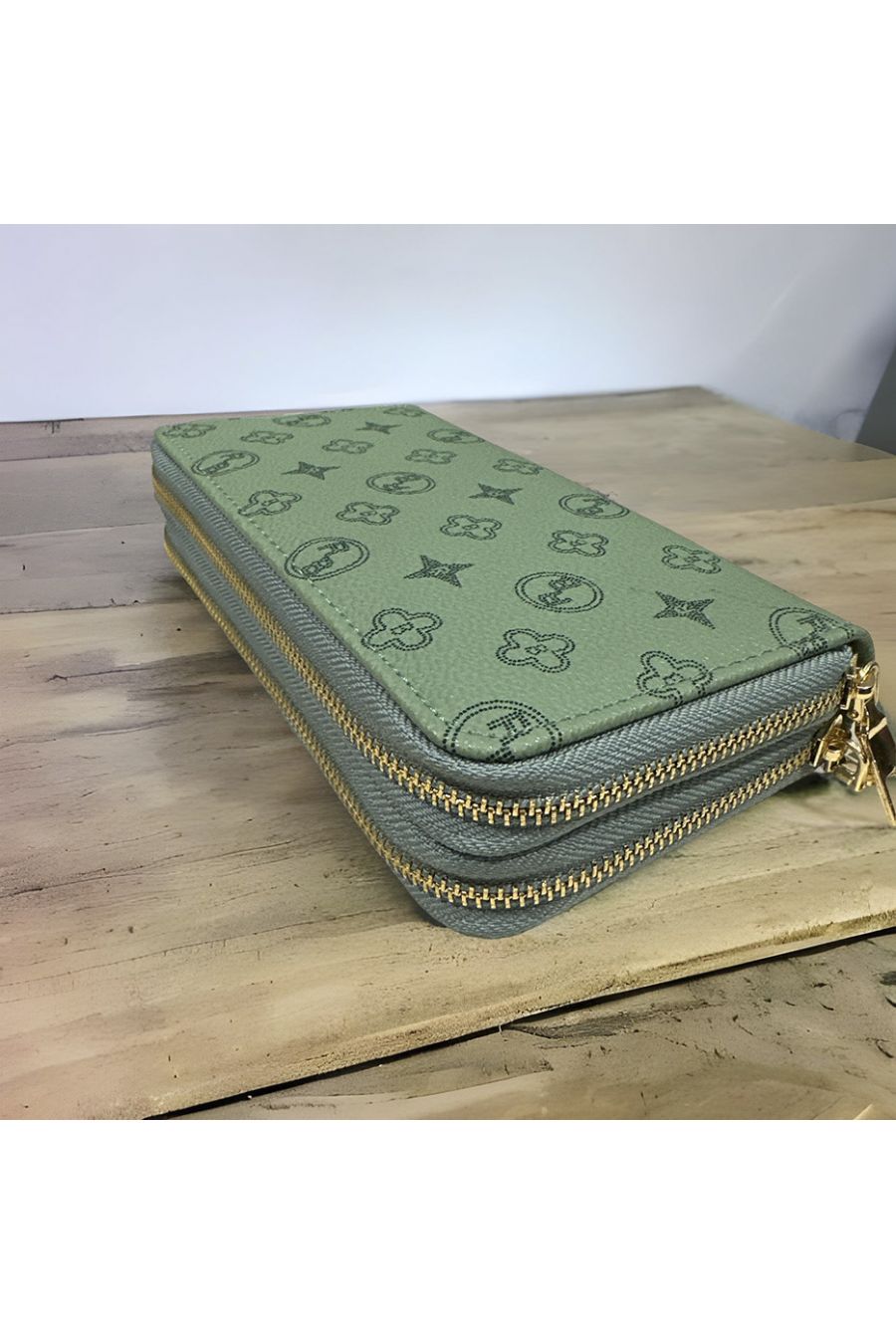 Porte feuille vert inspi  - 1