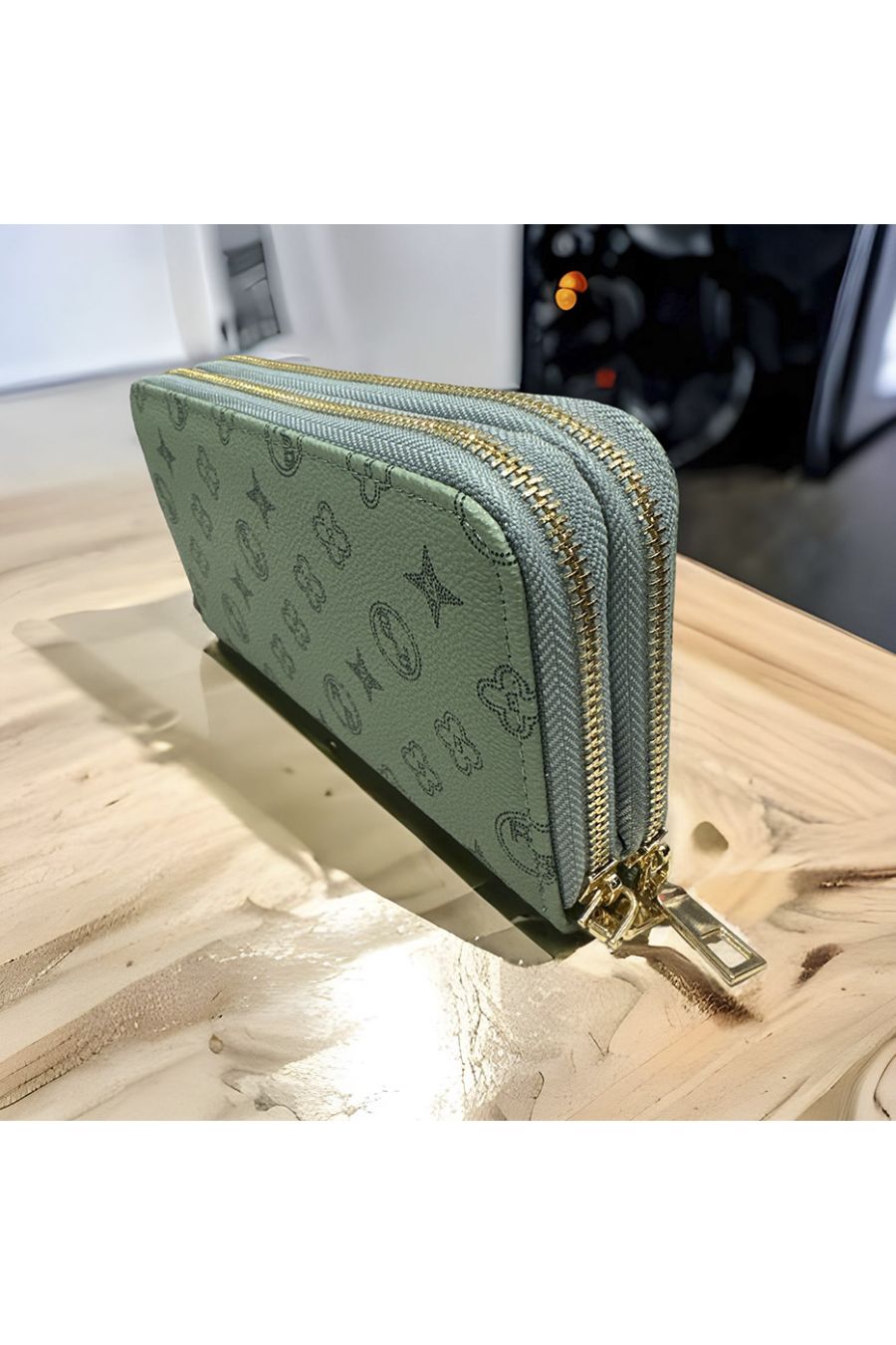 Porte feuille vert inspi  - 2