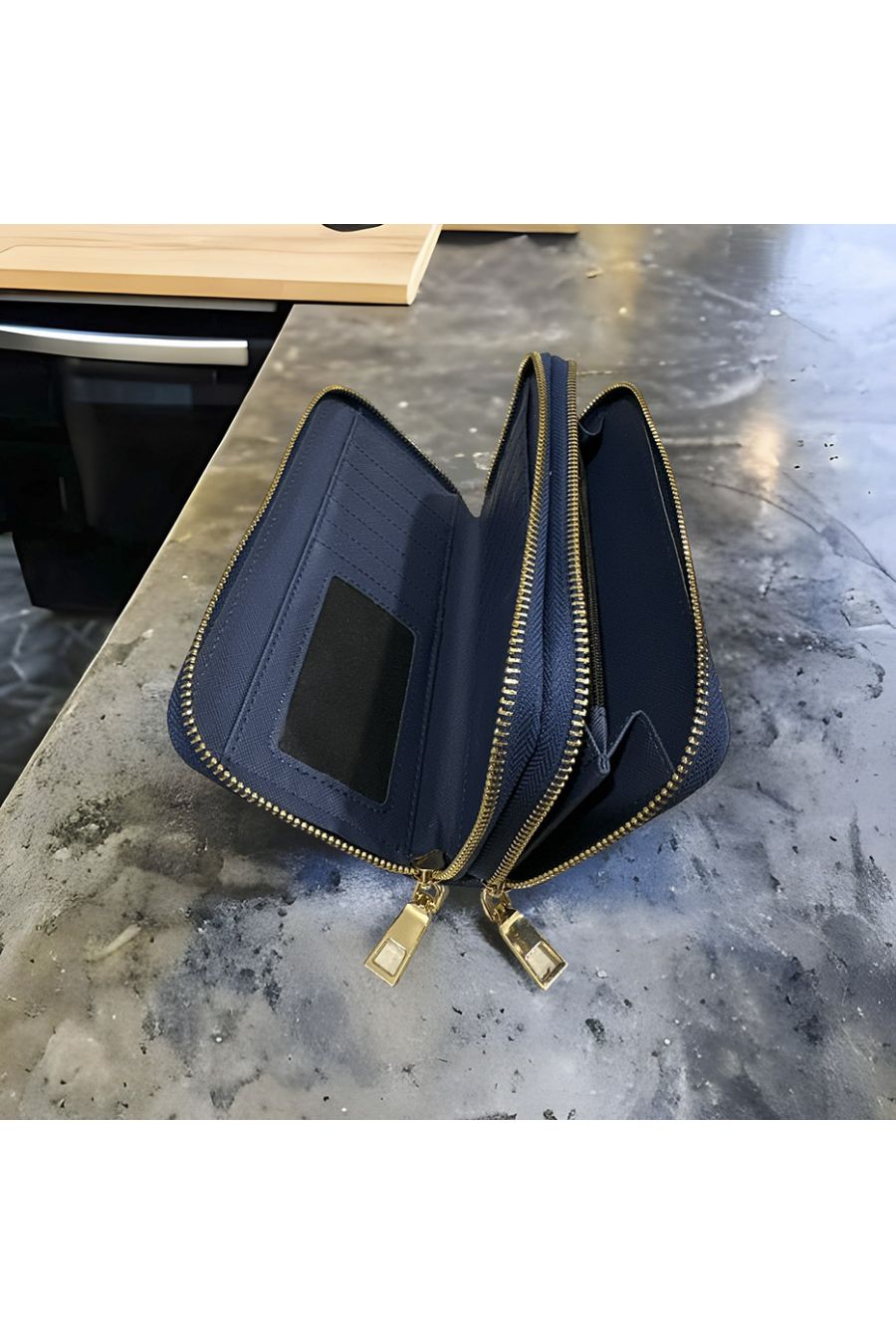 Navy-inspired wallet - 1