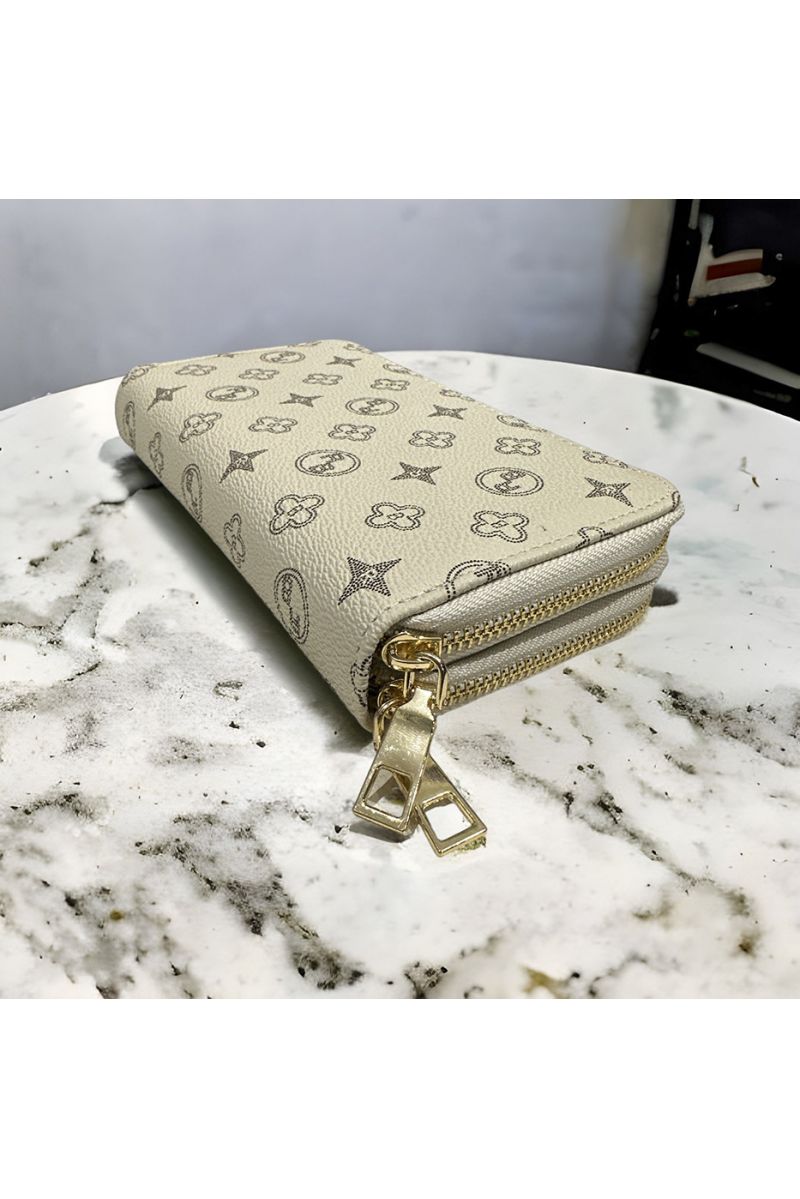 Porte feuille beige inspi  - 1