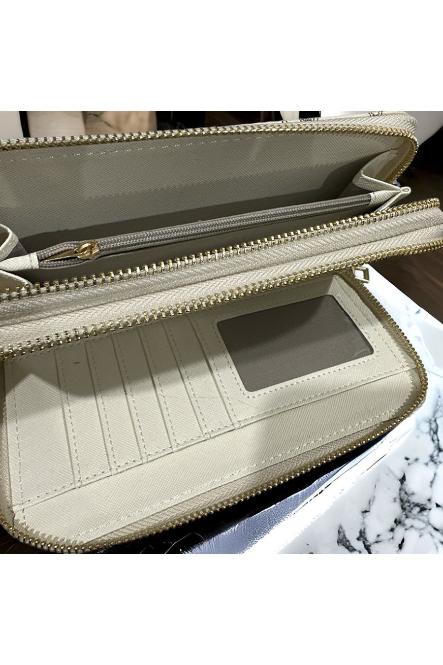 Beige inspired wallet - 2