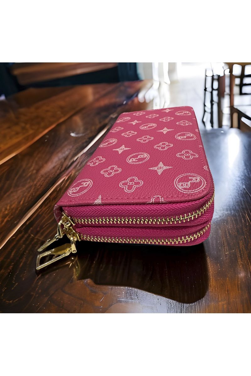 Porte feuille fuchsia inspi - 2