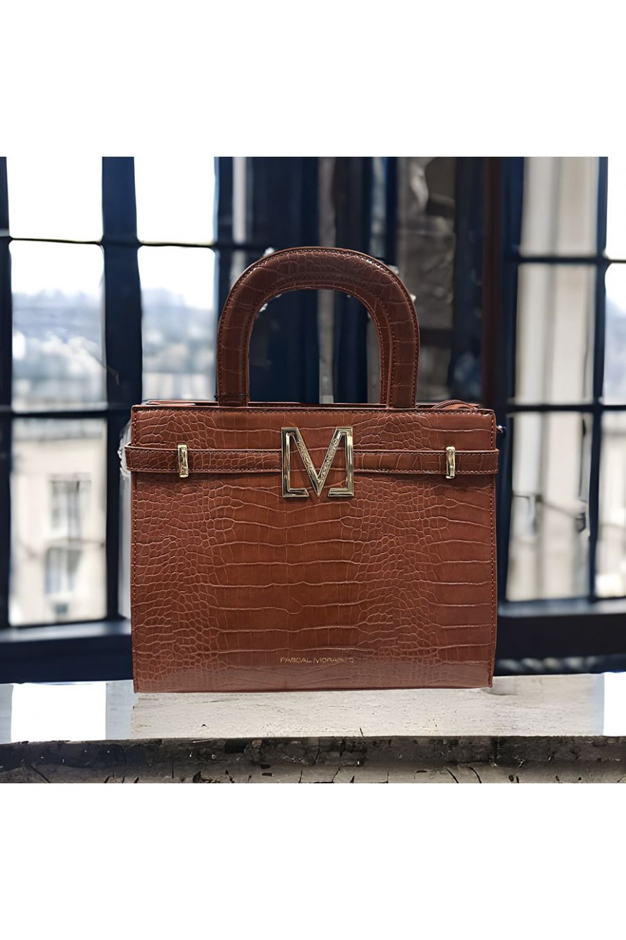 Sac à main MILA de PASCALE MORABITO camel - 1