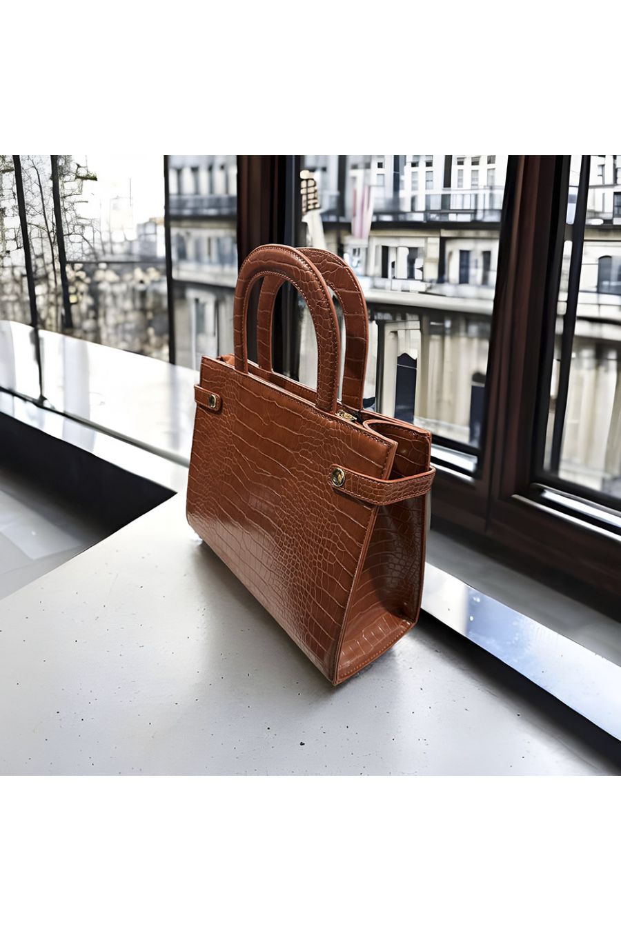 Handtas MILA van PASCALE MORABITO camel - 3