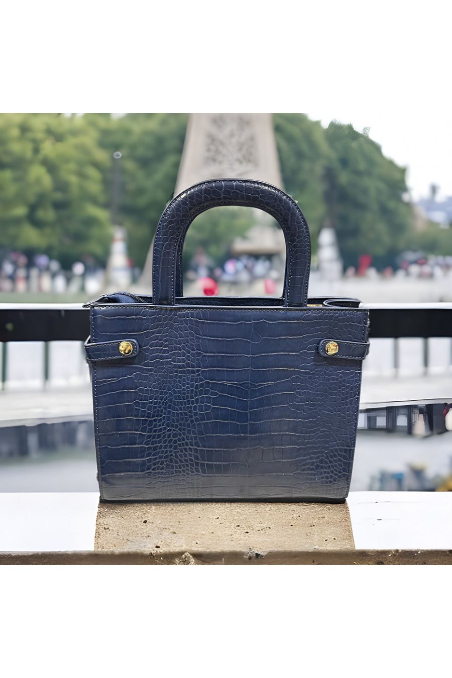 MILA handbag by PASCALE MORABITO navy - 3