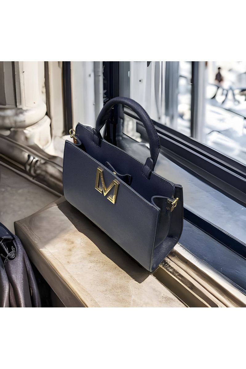MACHA handbag by PASCALE MORABITO navy blue - 2