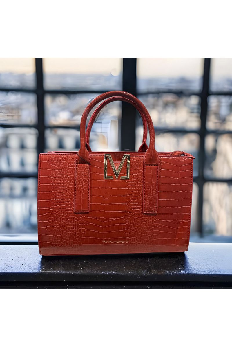 Sac à main MARGOT de PASCALE MORABITO orange  - 1