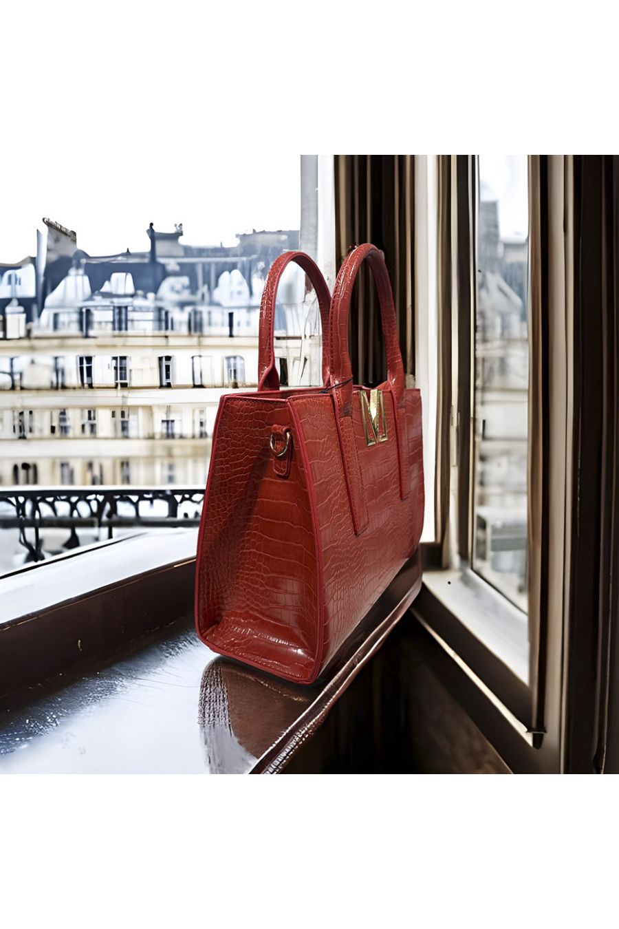 Sac à main MARGOT de PASCALE MORABITO orange  - 2