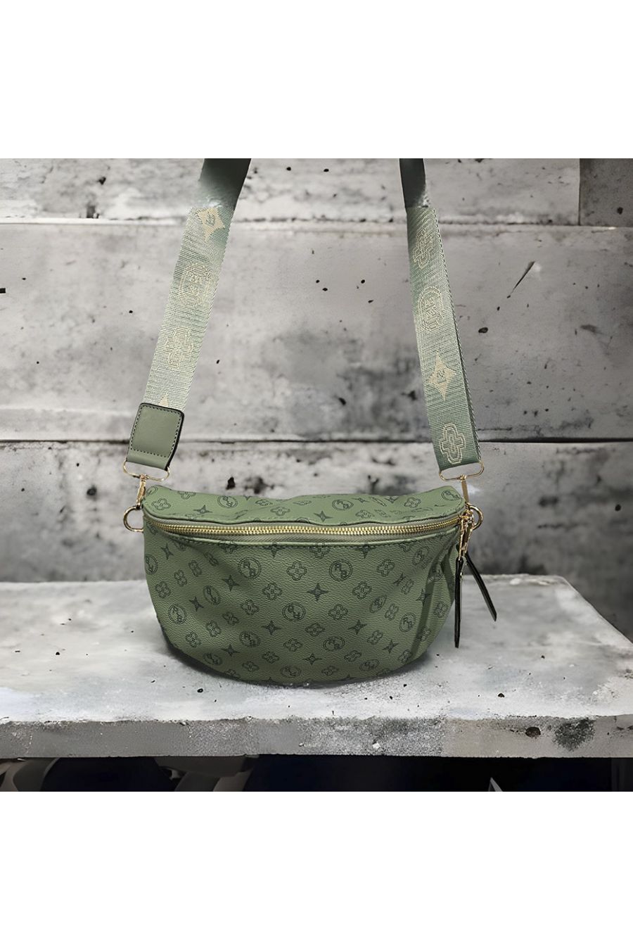 Inspirerende groene heuptas - 1