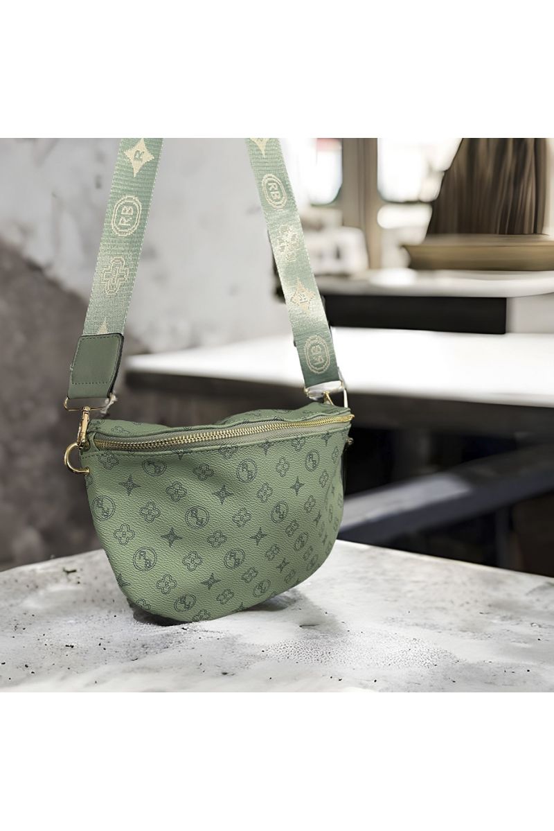 Sac banane vert inspi  - 2