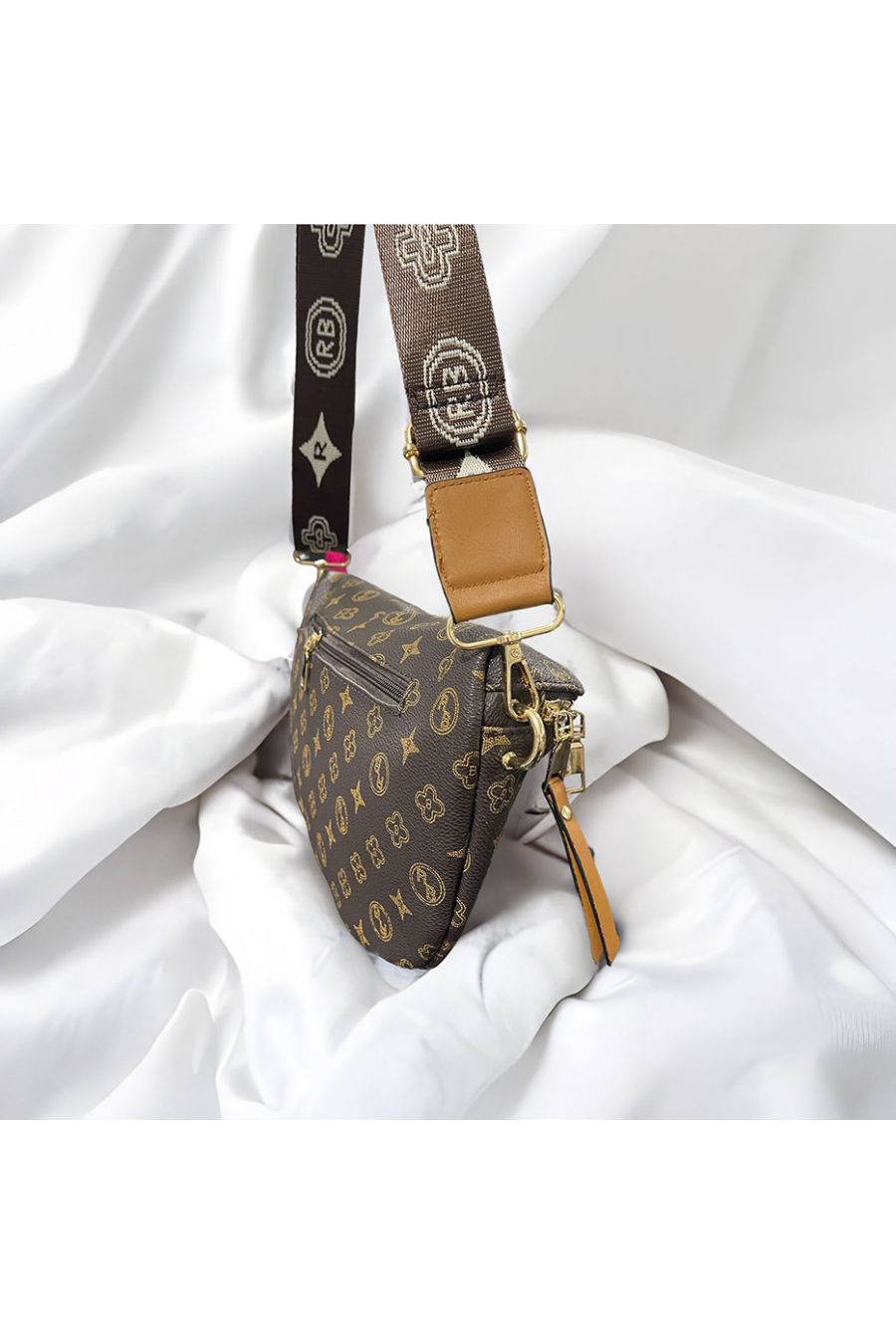 Sac banane marron inspi - 4