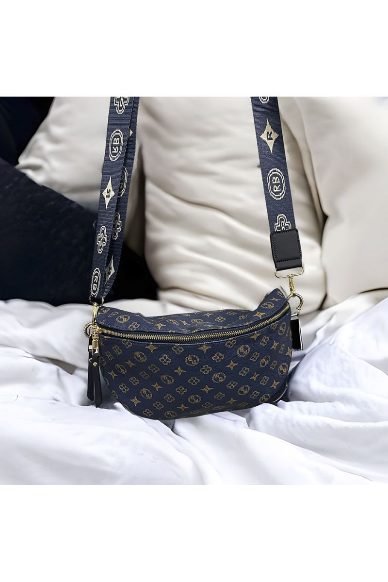 Sac banane marine inspi  - 1