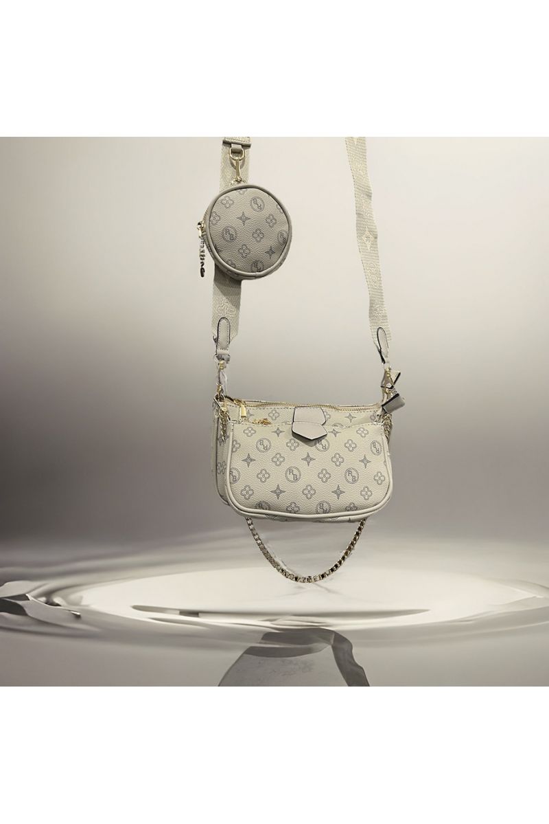Gray inspi 3 in 1 handbag - 1