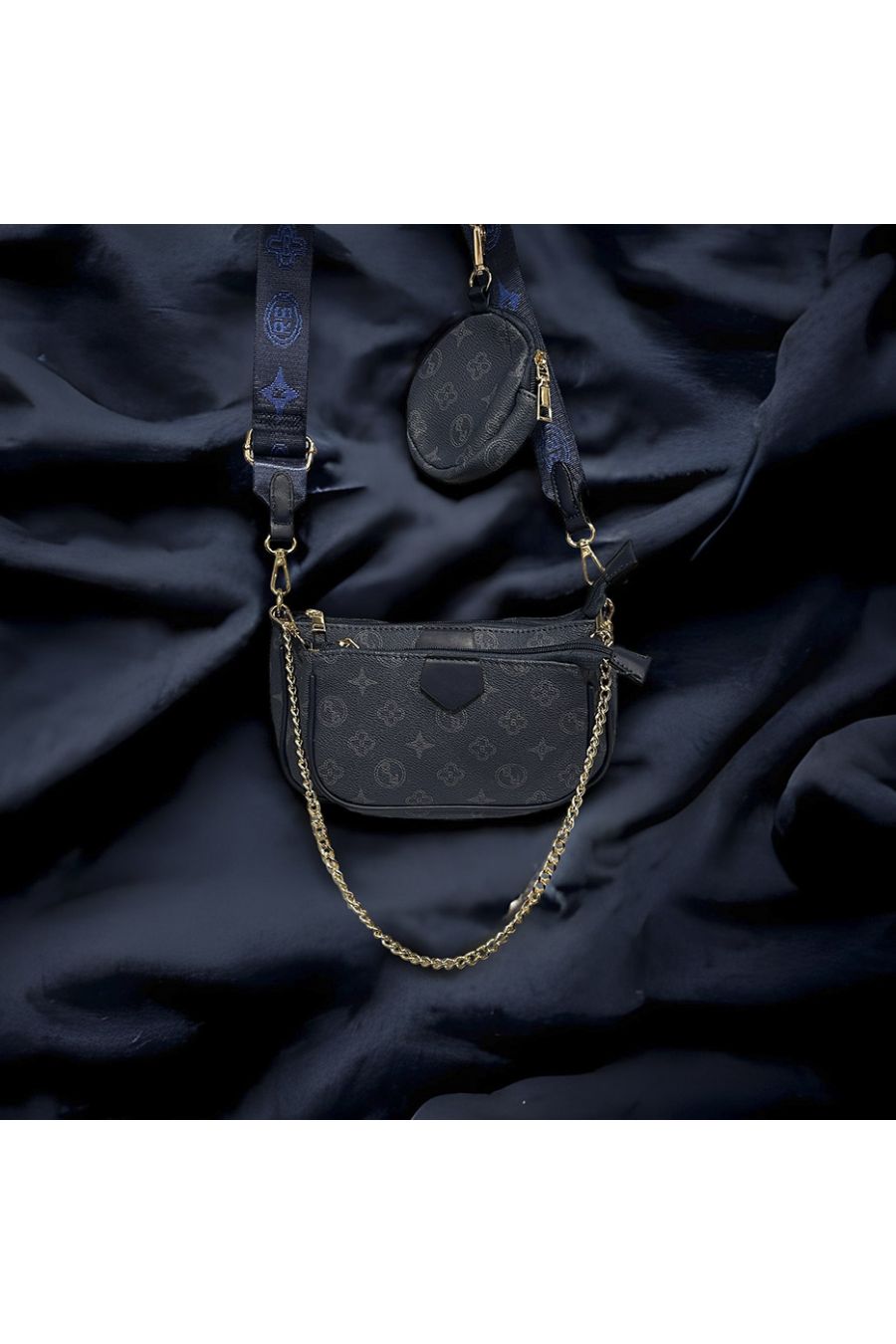 Sac à main bleu nuit inspi 3 en 1  - 2