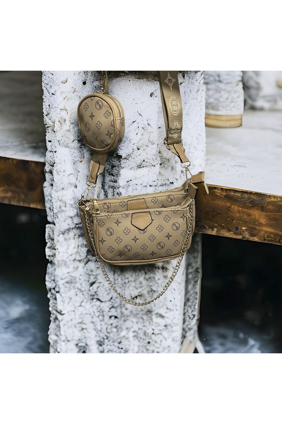 Camel inspired 3 in 1 handbag - 1