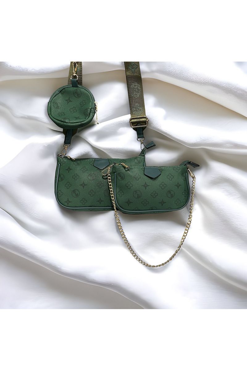 Inspirational green handbag 3 in 1 - 1 Inspirational green handbag 3 in 1 - 1