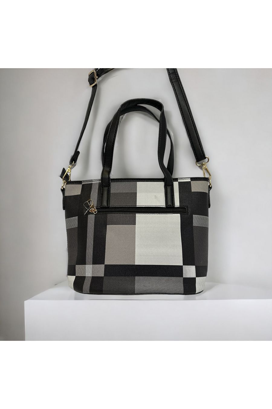 Inspi handbag with black check - 2
