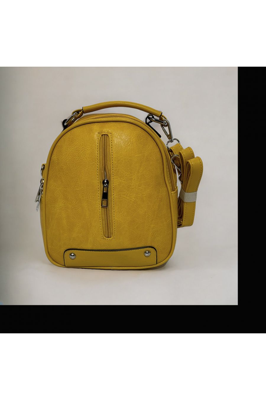 Inspirational yellow mini backpack - 2