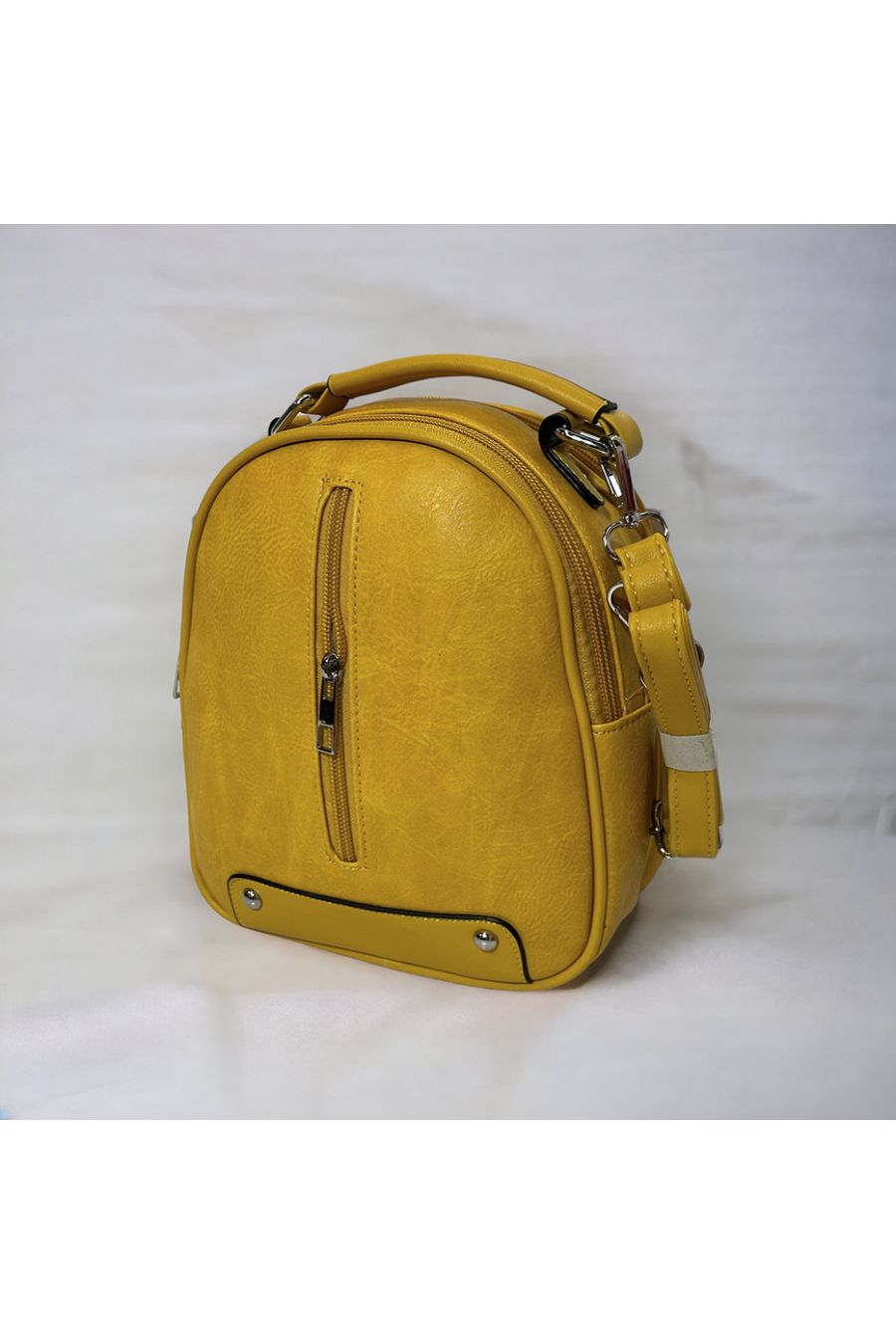 Inspirational yellow mini backpack - 3
