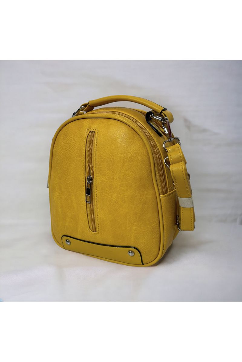 Mini sac à dos inspi jaune  - 3