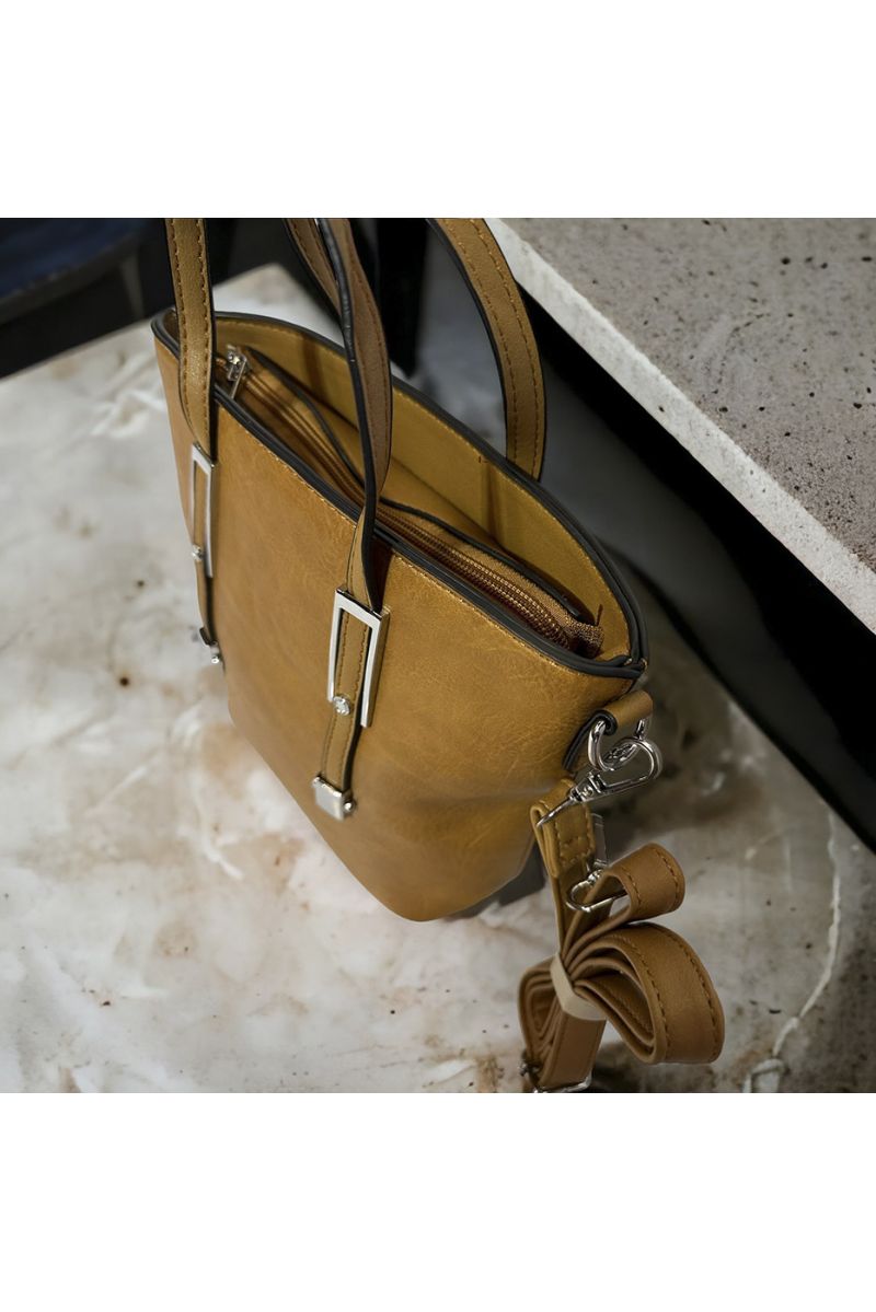 Plain brown inspired handbag - 2