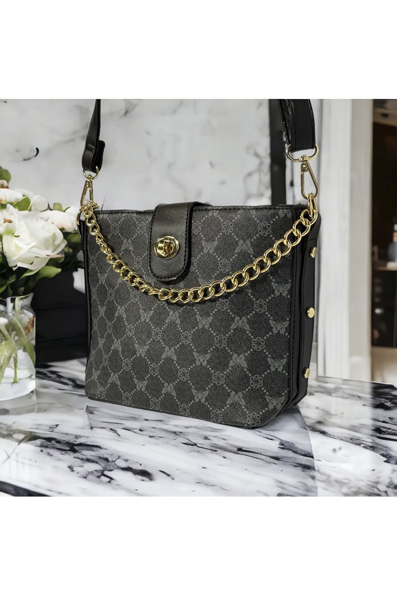 Inspi handbag with black pattern - 3